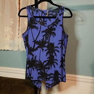 Express Palm Print Tank Top